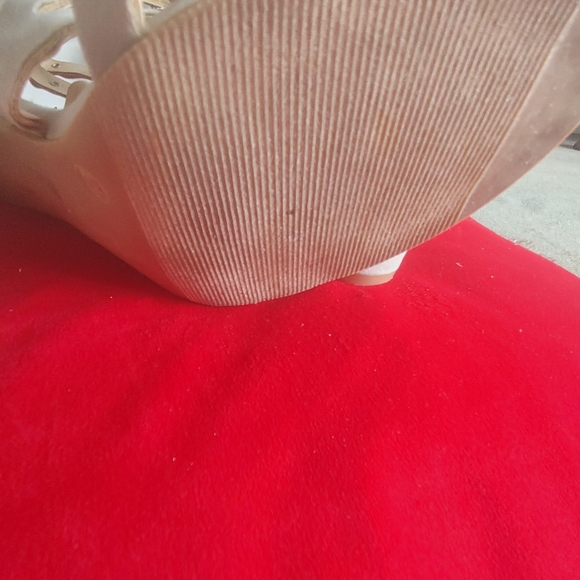 Ladies Sandals Size 9 Grey chunky heels - Picture 2 of 4